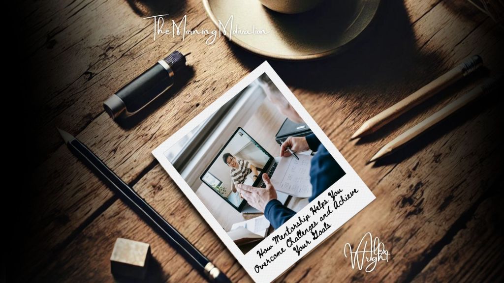 Confident entrepreneur receiving guidance from a mentor