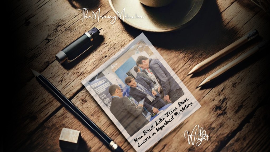 Direct sales representative engaging with local customers at a community event, representing the impact of hyperlocal marketing