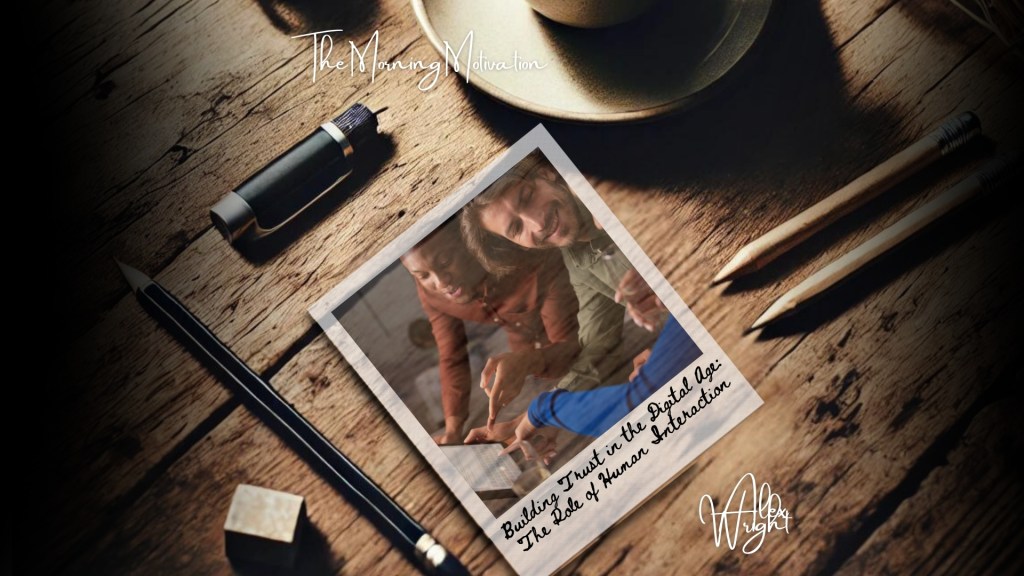 Marketing professional engaging with customers face-to-face