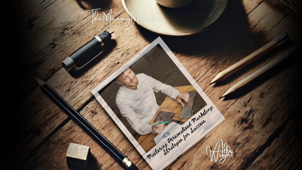 Marketer analysing data for personalised direct marketing strategies